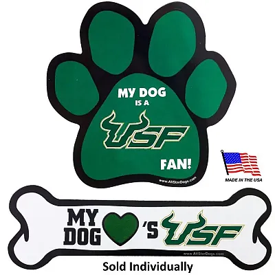 All Star Dogs South Florida Car Magnets - Bone