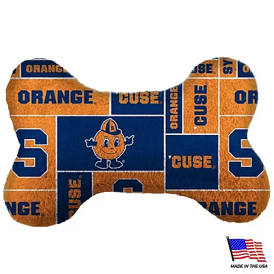 All Star Dogs Syracuse Orange Plush Bone Toy - Large