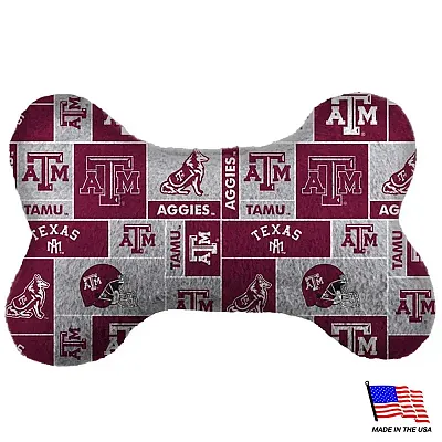 All Star Dogs Texas A&M Aggies Plush Bone Toy - Small