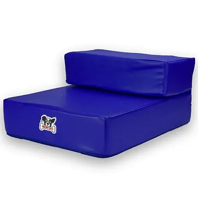  Blue Leather Folding Pet Stairs ASTR-006