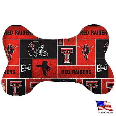 All Star Dogs Texas Tech Plush Bone Toy - Small