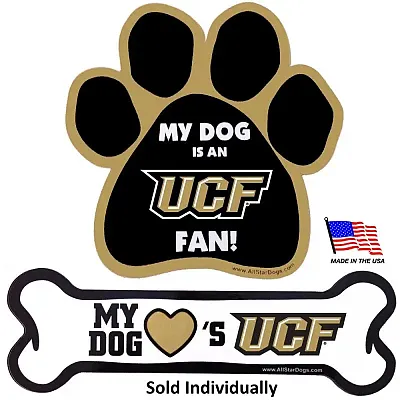 All Star Dogs UCF Knights Car Magnets - Bone