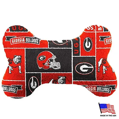 All Star Dogs Georgia Bulldogs Plush Bone Toy - Small