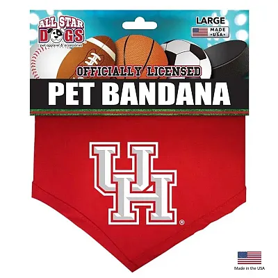 All Star Dogs Houston Cougars Pet Bandana - Small