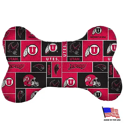 All Star Dogs Utah Utes Plush Bone Toy - Small