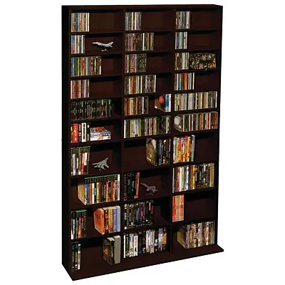 Atlantic 38435714 Oskar 1,080-Cd Multimedia Storage Cabinet