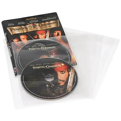 Atlantic 74604729 Movie/Game Sleeves, 25-Ct