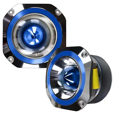 Audiopipe 4&quot; Heavy Duty Tweeter (Blue) 400W Max 4-8 Ohm (Sold Individually)