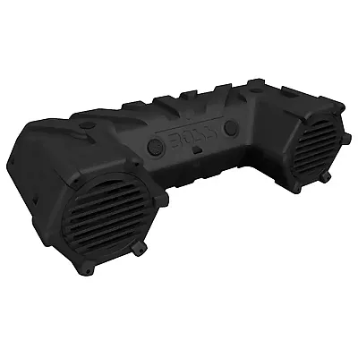 Boss Atv Sound System 8&quot; Marine Speakers Bluetooth Dual Led Ligh