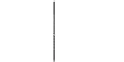 2' 3/8X24 Fiberglass Cb Antenna (White) Au2-W
