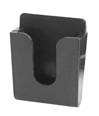 Adhesive Plastic Microphone Clip (Black) Aumh4-B