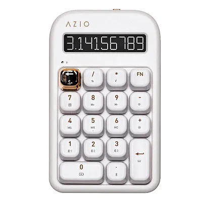 Azio In103-Us Izo Wireless Numeric Keypad And Calculator For Mac And Pc Laptops,