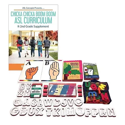 Chicka Chicka Boom Boom ASL Curriculum with Teaching Props 9781945647000/PROPS