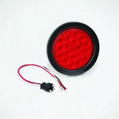 BARGMAN 4701031 Trlr Light Led 4&#039; Rnd Red