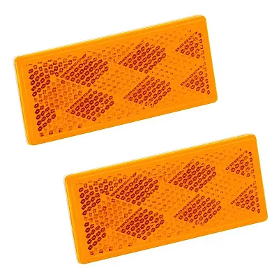 BARGMAN 7471181 Rect Reflecr Reflex Amber