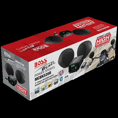 BOSS AUDIO MCBK520B Bluetooth Enabled Motorcy