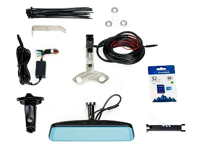 BRAND MOTION FVMR8886 Fullvue Rear Camera Mirror For Jeep