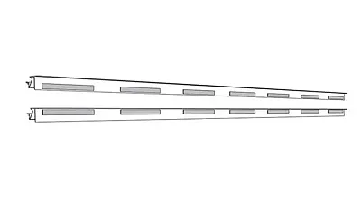 BAK IND 166A0001 Angle Shim Kit 1/8X1/2X6