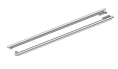 BAK IND RAILS39214 Rx2 Rail - Dodge Ram 8