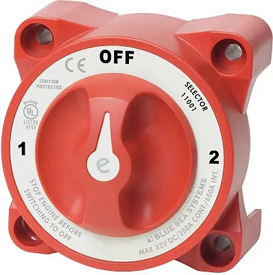 BLUE SEA 11001BSS Switch Battery E Selector 3P W/Afd