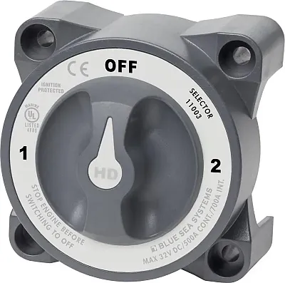 BLUE SEA 11003BSS Switch Battery Hd Selector 3P W/Afd