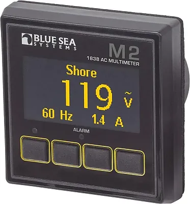 BLUE SEA 1838BSS Monitor M2 Oled Ac Multimeter
