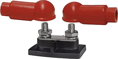 BLUE SEA 2019BSS Busbar Dual Stud 3/8In W/Insulators