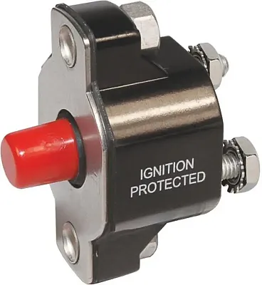 BLUE SEA 2142BSS Circuit Breaker Push Button Md 50A