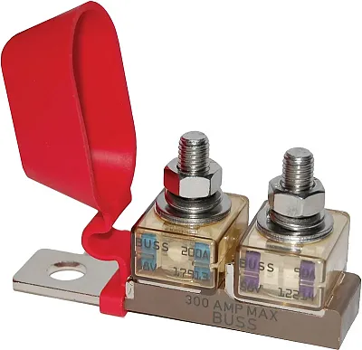 BLUE SEA 2151BSS Fuse Block Terminal 30-300A Dual