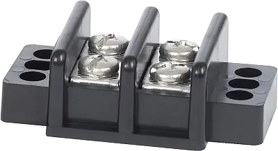BLUE SEA 2502BSS Terminal Block/Ind 2Circ 30A