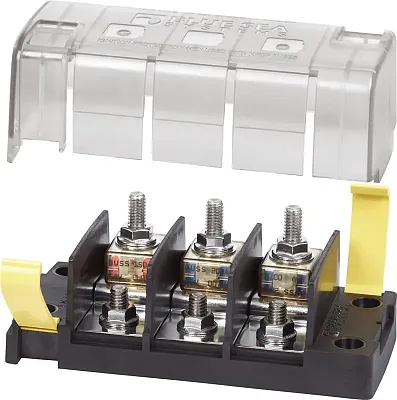 BLUE SEA 5194BSS Fuse Block Mrbf 3Circ Independent