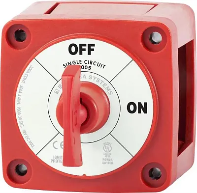 BLUE SEA 6005BSS Switch Battery M On/Off W/Key