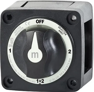 BLUE SEA 6007200BSS Switch Battery M Selector Blk