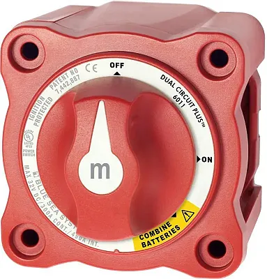 BLUE SEA 6011 Switch Battery M Dual Cir