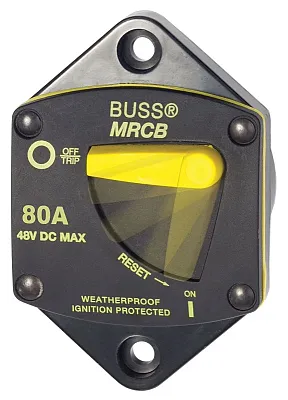BLUE SEA 7042BSS Circuit Breaker 187 Pnlmnt 80A