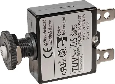 BLUE SEA 7051BSS Circuit Breaker Push Button 4A