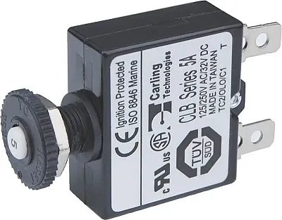 BLUE SEA 7052BSS Circuit Breaker Push Butt