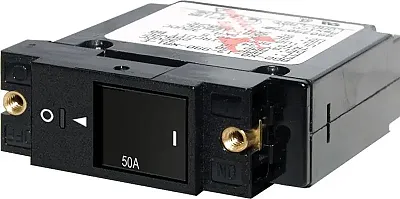 BLUE SEA 7433BSS Circuit Breaker Sc1 Slot Rocker 50A