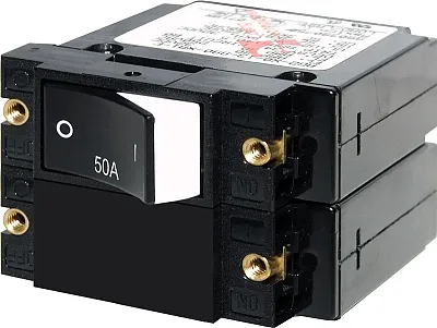 BLUE SEA 7577BSS Circuit Breaker A2Rsd Rocker50A