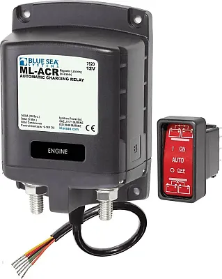 BLUE SEA 7620BSS Solenoid Ml 500A 12V Acr