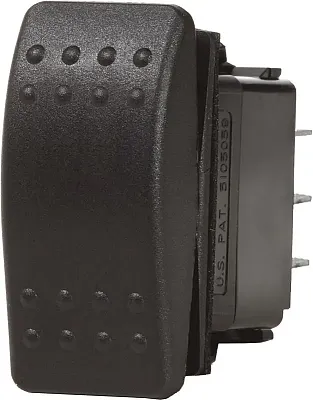 BLUE SEA 7933BSS Switch Contura2 Spdt (On)Off(On) Bl