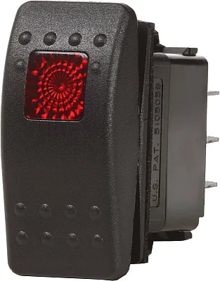 BLUE SEA 7934BSS Switch Contura2 Dpst Off-On Blk