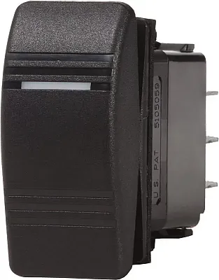 BLUE SEA 8284BSS Switch Contura Spdt (On)-Off-On Blk