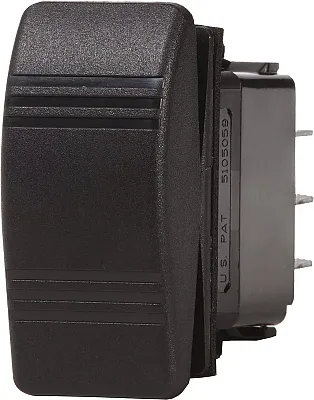 BLUE SEA 8285BSS Switch Contura Spdt (On)Off(On) Blk