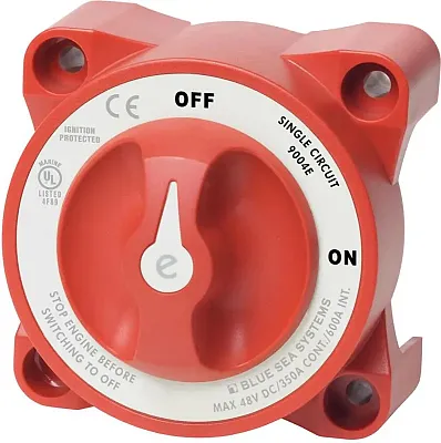 BLUE SEA 9004EBSS Switch Battery E On/Off W/Afd