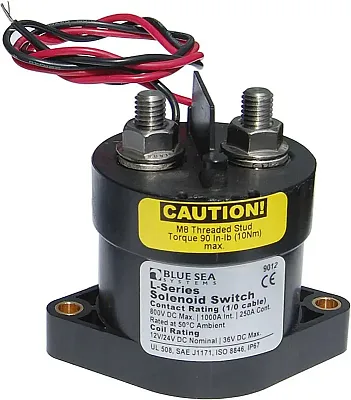 BLUE SEA 9012BSS Solenoid L 250A 12/24V