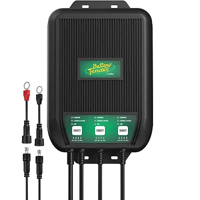 BATTERY TEND 0221008DLW 3 Bank 30 A Marine Charger