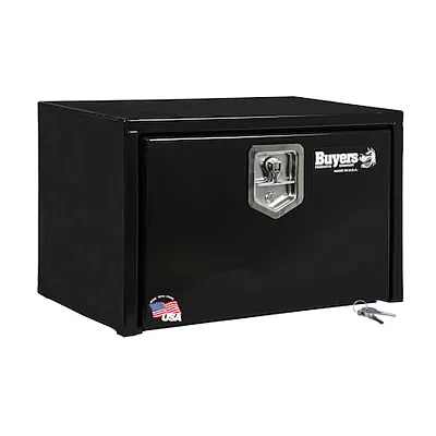 BUYERS PROD 1703322 Toolbox 15X13X24 Sst T-Hdl Blk Pwdr