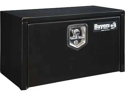 BUYERS PROD 1703350 Toolbox 14Hx12Dx24L Sst T-Hdl Black