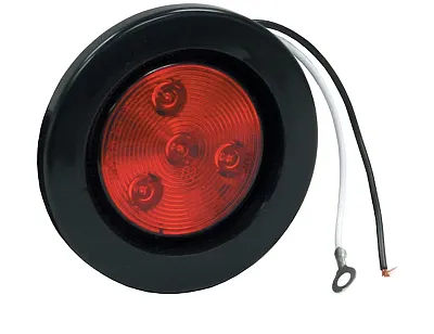 BUYERS PROD 5622514 Light 2.5In Rd Marker 4 Led Red W/